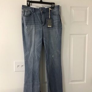 Democracy Light Blue Women's Jeans ( high rise “Itty Bitty Boot”)